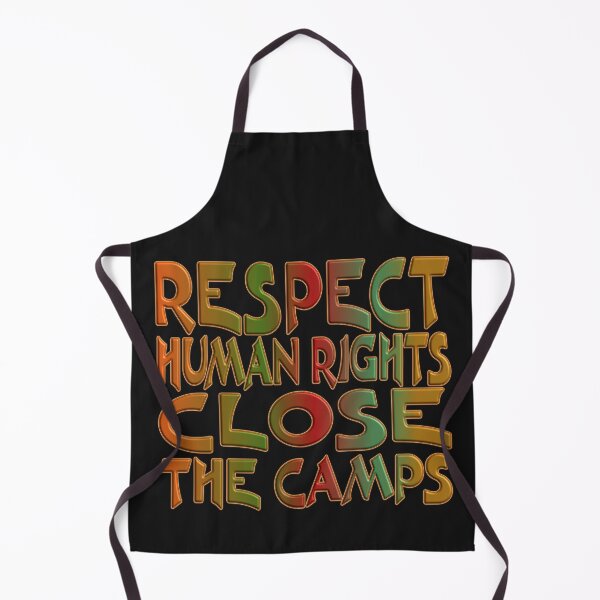 Item preview, RESPECT HUMAN RIGHTS CLOSE THE CAMPS designed and sold by Ralek.