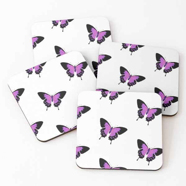Item preview, Cute butterfly stickers stickers (in white)  designed and sold by RebelliousRosee.