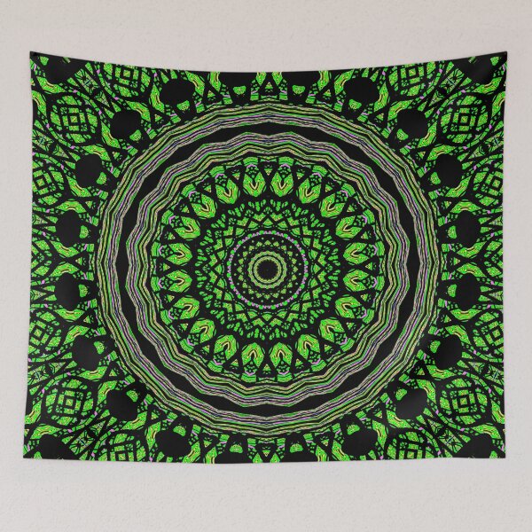 Item preview, Vivid Green Wheels Within Vivid Green Wheels designed and sold by Geoff Treagus.