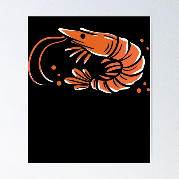 Item preview, Shrimp Seafood Prawn designed and sold by CreativeGiftShp.