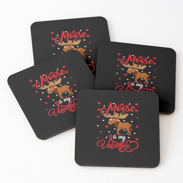 Item preview, Moose Is My Valentine Funny Moose Valentines Day designed and sold by PrintexDesigns.