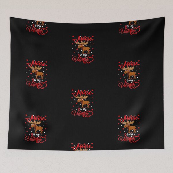 Item preview, Moose Is My Valentine Funny Moose Valentines Day designed and sold by PrintexDesigns.