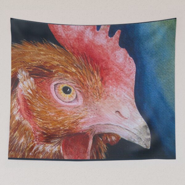 Item preview, Chookie Watercolour Painting designed and sold by Heatherian.