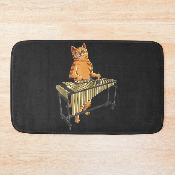 Item preview, Funny Cat Playing Vibraphone designed and sold by leannerico94.