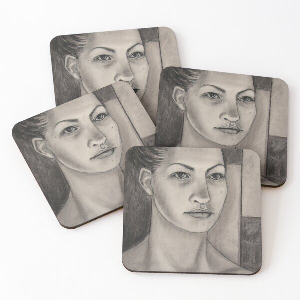 Item preview, girl. charcoal on 66 x 49cm pastel paper designed and sold by crowleyronan123.