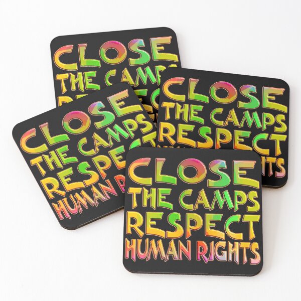 Item preview, CLOSE THE CAMPS RESPECT HUMAN RIGHTS  designed and sold by Ralek.
