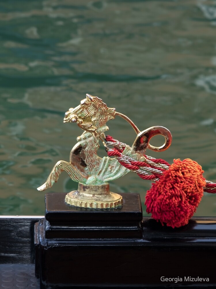 Venetian Gondola Seahorse - Gleaming Bronze Ornament and Red Pompoms" A-Line Dress for Sale by GeorgiaM | Redbubble Venetian Gondola Seahorse - Gleaming Bronze Ornament and Red Pompoms" A-Line Dress for Sale by GeorgiaM | Redbubble