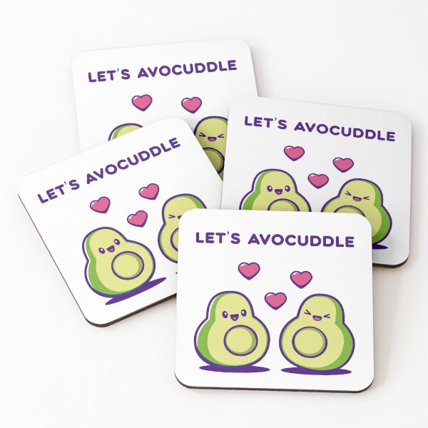 Item preview, Cute Avocado Valentines  designed and sold by doyle-design.