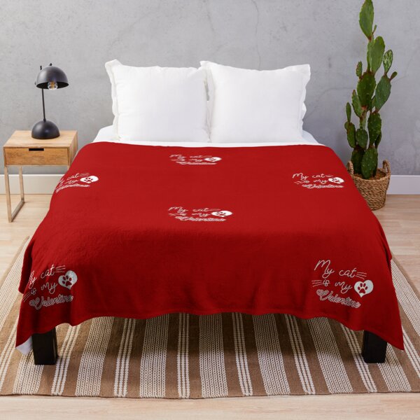 Item preview, My Cat Is My Valentine Kitten Lover Heart designed and sold by PrintexDesigns.