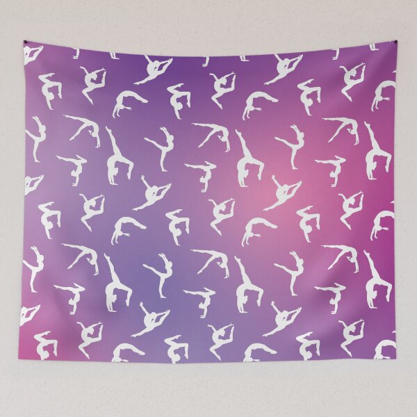 Item preview, Gymnast Dancer Pink Purple Collage designed and sold by Flexiblepeople.