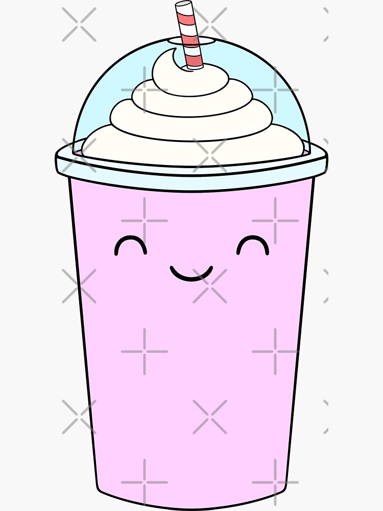 "Cute Milkshake" Sticker by BaconPancakes21 Redbubble