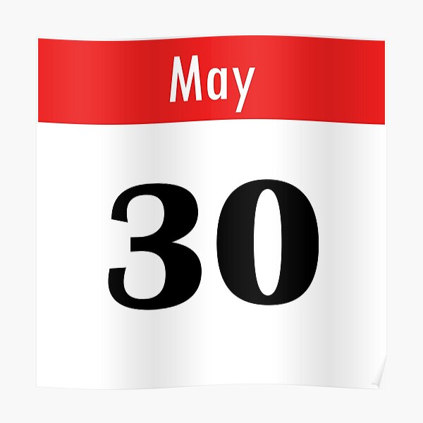 30th May Posters | Redbubble