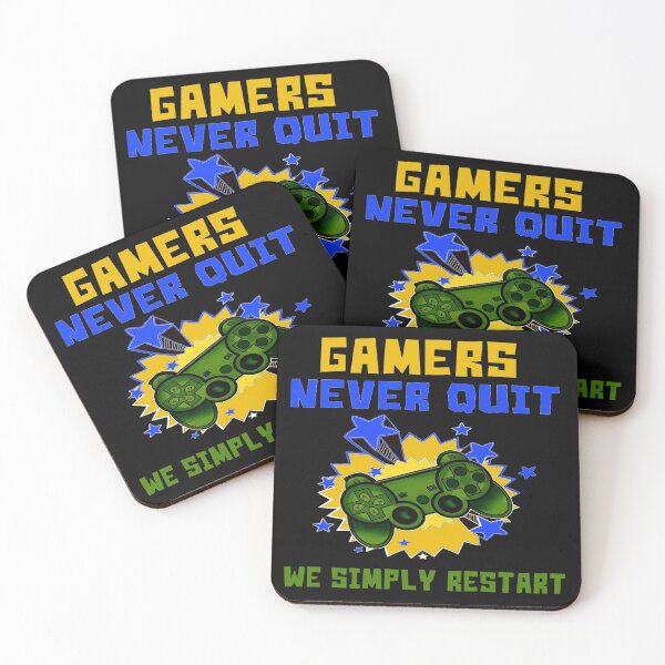 Item preview, Gamers Never Quit We Simply Restart designed and sold by JOE4SHOP.