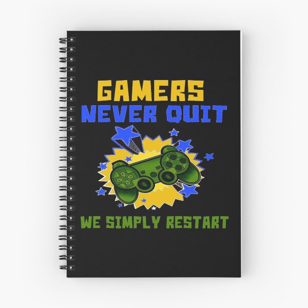 Item preview, Gamers Never Quit We Simply Restart designed and sold by JOE4SHOP.