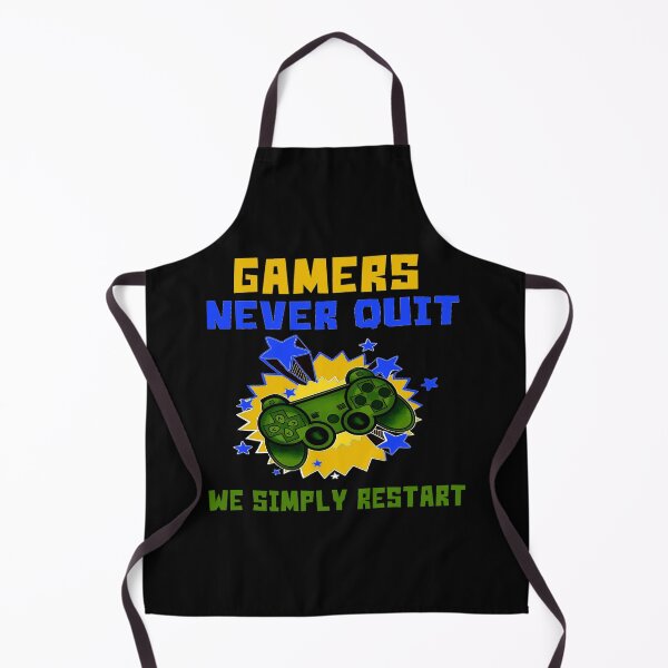 Item preview, Gamers Never Quit We Simply Restart designed and sold by JOE4SHOP.