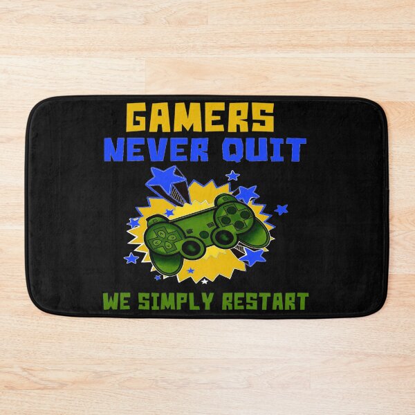 Item preview, Gamers Never Quit We Simply Restart designed and sold by JOE4SHOP.