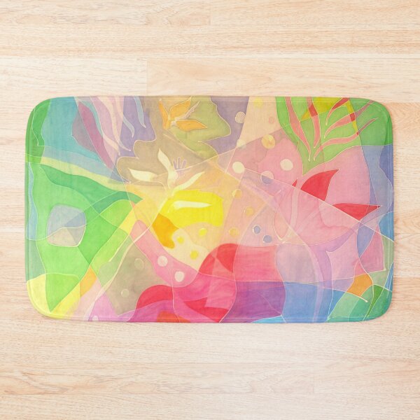 Item preview, Cubist Pastel with Bird of Paradise by Alejandra Amerena designed and sold by Alejandra Amerena.