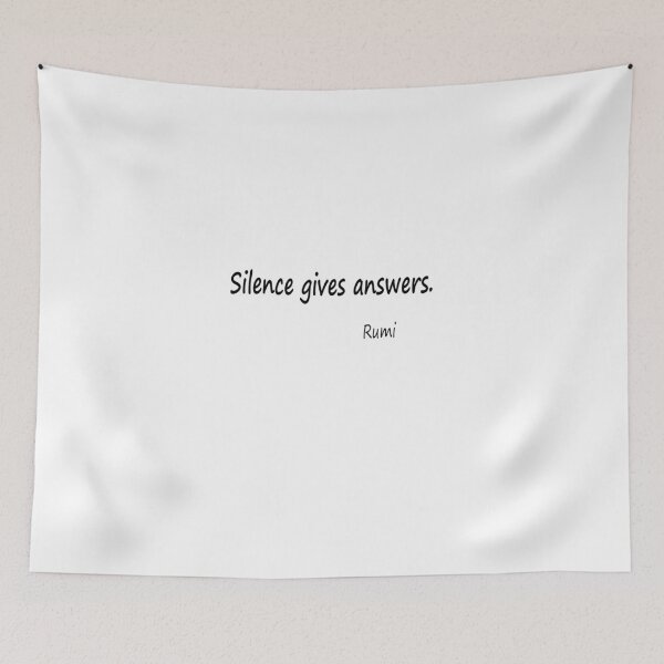 Item preview, Silence for Answers. designed and sold by PeaceGiftsShop.