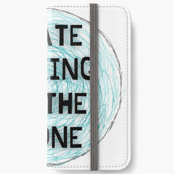 I hate talking on the phone iPhone Wallet