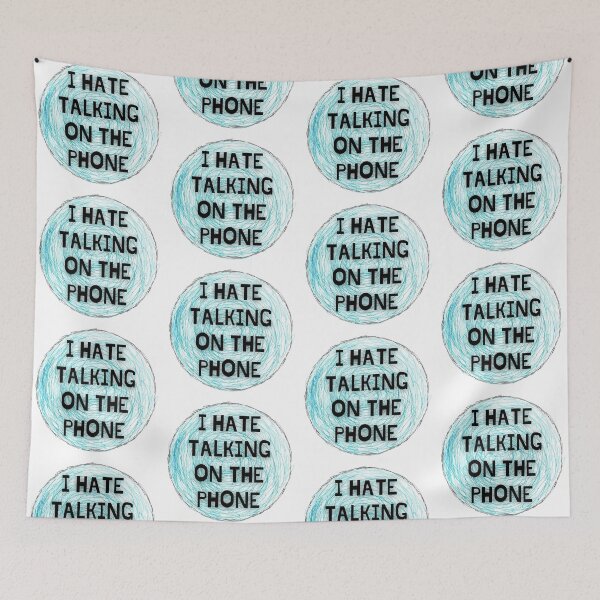 Item preview, I hate talking on the phone designed and sold by JJBarnesMerch.