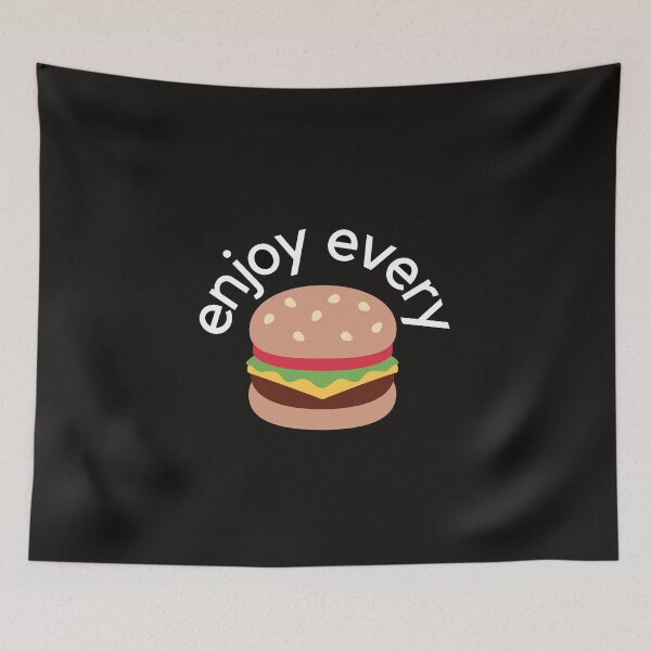 Item preview, enjoy every burger  designed and sold by bekindclothing-.