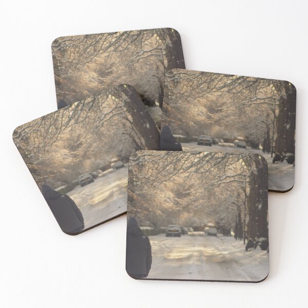 Item preview, Snow street landscape photography Harrogate designed and sold by SMYTO.