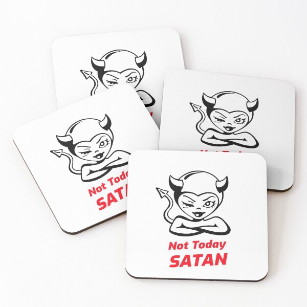 Item preview, Not Today Satan designed and sold by 2romantics.