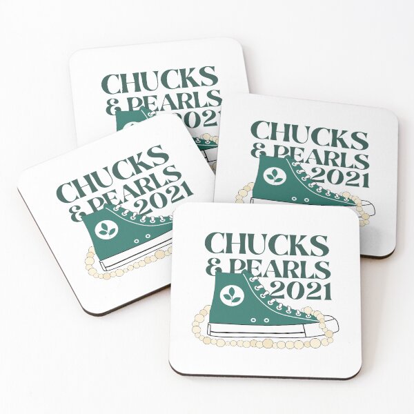 Item preview, Chucks And Pearls 2021: Kamala Harris designed and sold by Shash31.