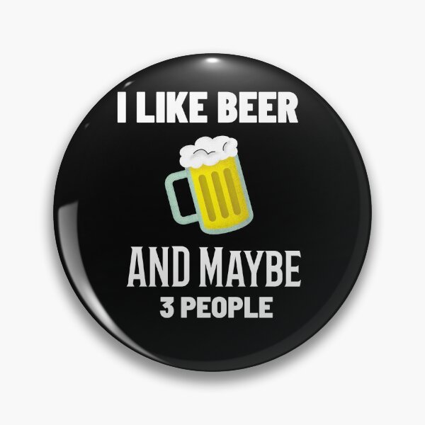 Item preview, I Like Beer And Maybe 3 People designed and sold by The Full Cart.