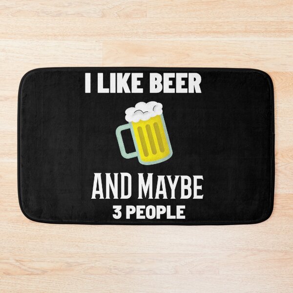 Item preview, I Like Beer And Maybe 3 People designed and sold by The Full Cart.