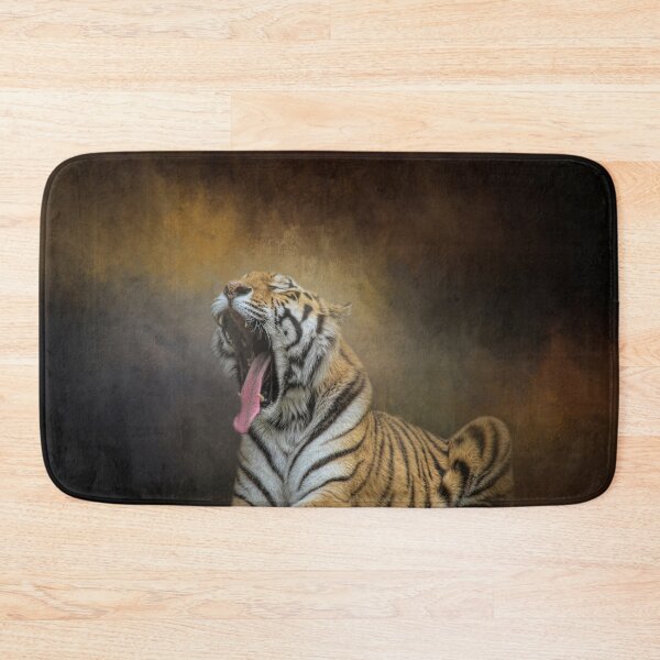 Item preview, Yawning Siberian Tiger designed and sold by Elisabeth Lucas.