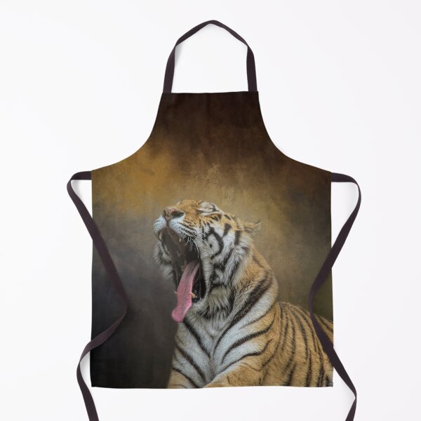 Item preview, Yawning Siberian Tiger designed and sold by Elisabeth Lucas.