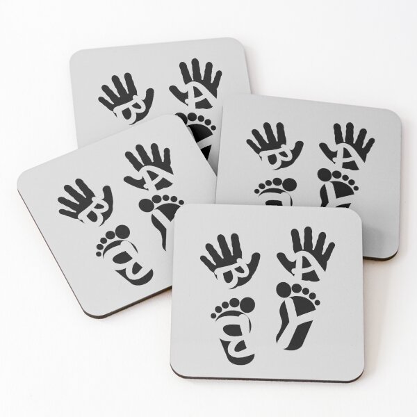 Item preview, Baby hands and feet (Black) designed and sold by CatMaGo.