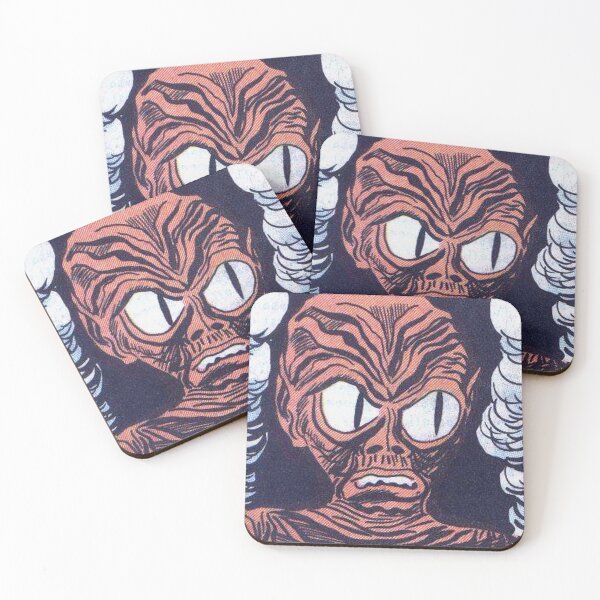 Item preview, Evil Alien Vintage illustration designed and sold by Vintage Designs +.