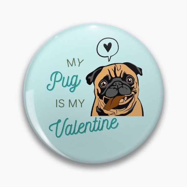 Item preview, My pug is my valentine shirt designed and sold by Bm Bellemo.