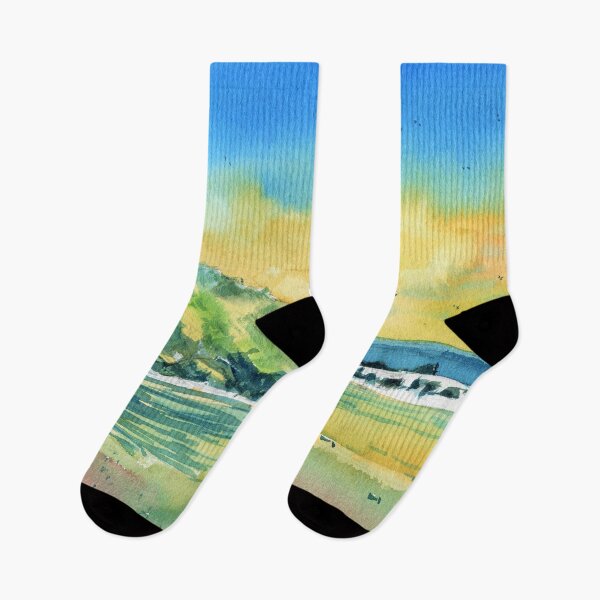 Item preview, Beach Landscape - Walking the dog designed and sold by darrenyeoart.