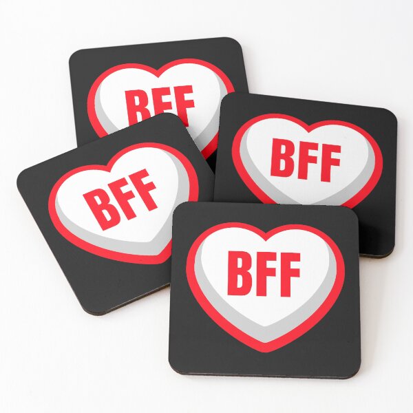 Item preview, BFF Valentine Candy Heart, Valentines Conversation Hearts, Best Friends Forever designed and sold by DiscGolfTees.
