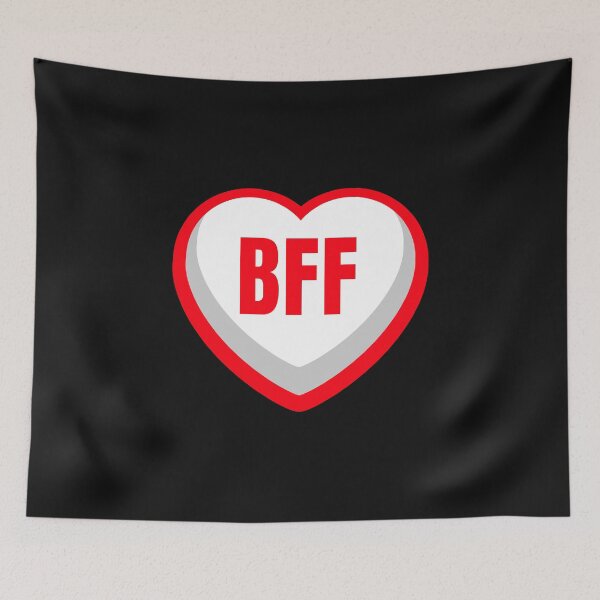 Item preview, BFF Valentine Candy Heart, Valentines Conversation Hearts, Best Friends Forever designed and sold by DiscGolfTees.