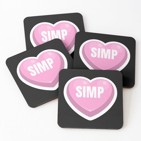 Item preview, Simp Valentine Candy Hearts, Pink Heat, Simp designed and sold by DiscGolfTees.