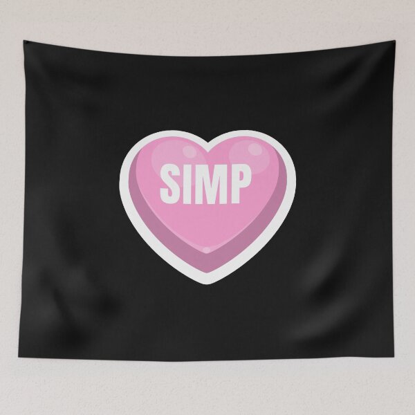 Item preview, Simp Valentine Candy Hearts, Pink Heat, Simp designed and sold by DiscGolfTees.