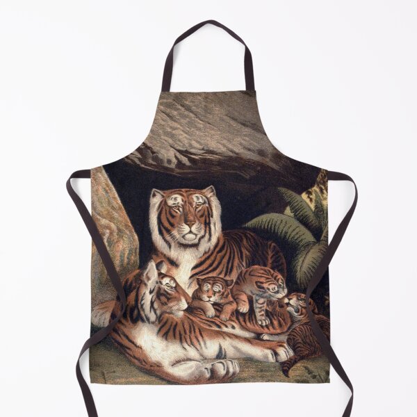 Item preview, Cute family of Tigers illustration designed and sold by Vintage Designs +.