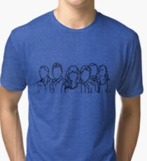 New Girl Outline Tri-blend T-Shirt