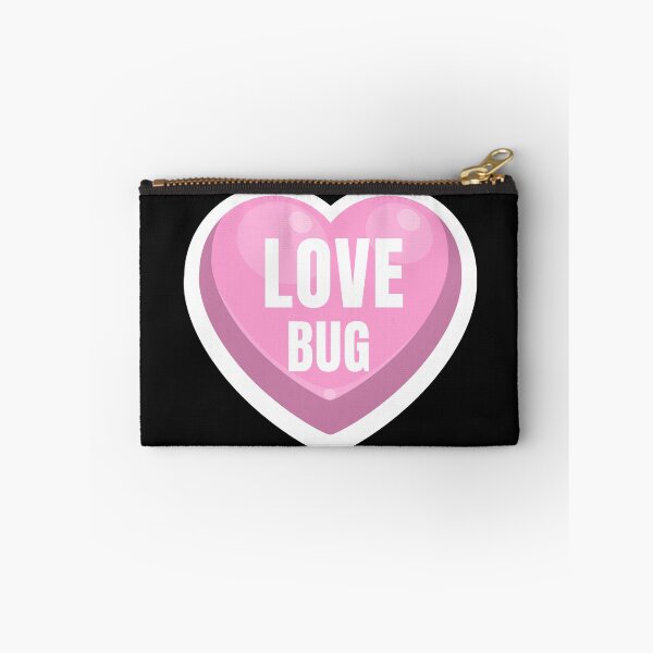 Item preview, Love Bug Valentine Candy Hearts, Pink Heat, Love Bug designed and sold by DiscGolfTees.