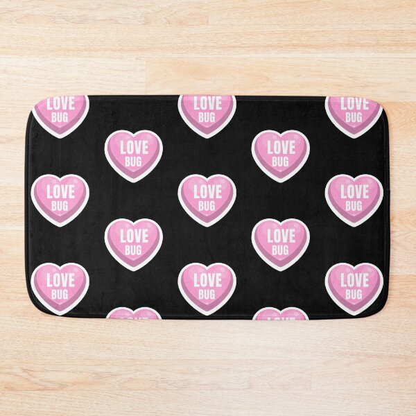 Item preview, Love Bug Valentine Candy Hearts, Pink Heat, Love Bug designed and sold by DiscGolfTees.