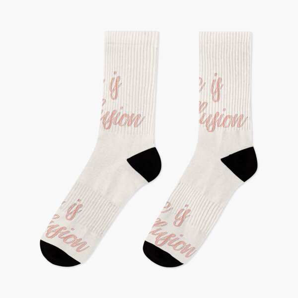 Item preview, Love is an illusion - Colorful Pink text designed and sold by TheMajesticGoat.
