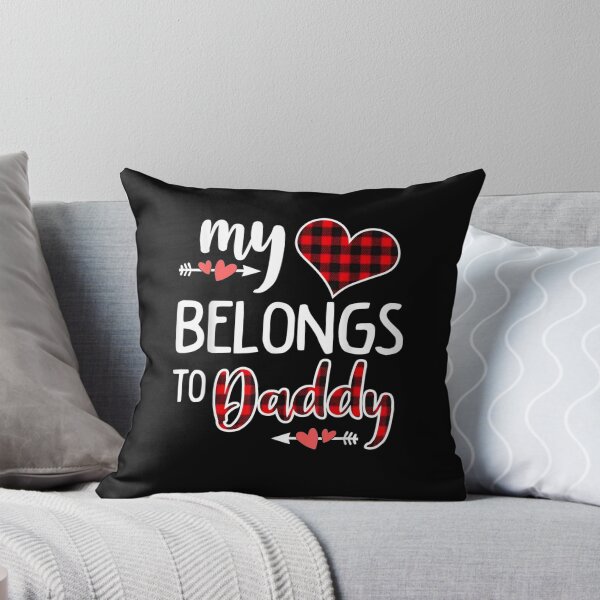 Item preview, My Heart Belongs To Daddy Heart Valentines Day  designed and sold by PrintexDesigns.