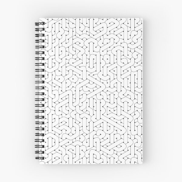 Item preview, Abstract White Hexagon Bezier Truchet Tiles #2 designed and sold by Reinder Nijhoff.