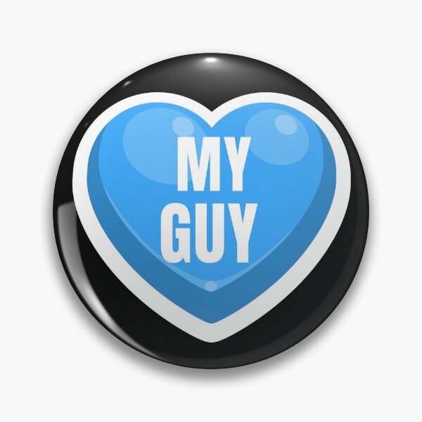 Item preview, My Guy Valentine Candy Hearts, Valentine Conversation Blue Heart, My Guy designed and sold by DiscGolfTees.