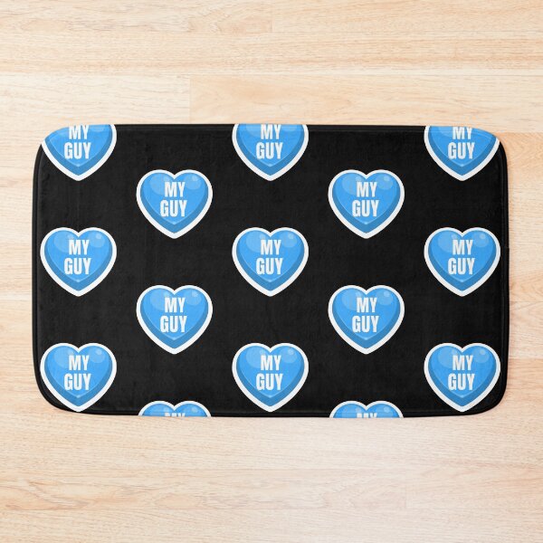 Item preview, My Guy Valentine Candy Hearts, Valentine Conversation Blue Heart, My Guy designed and sold by DiscGolfTees.