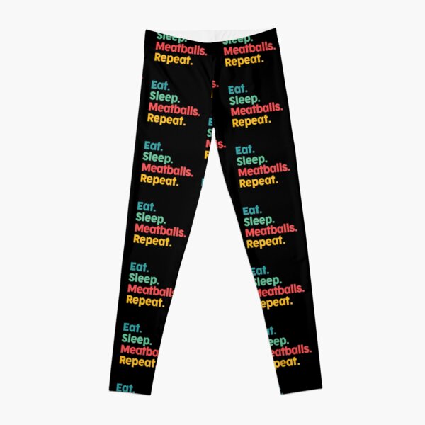 Meatballs Leggings Redbubble